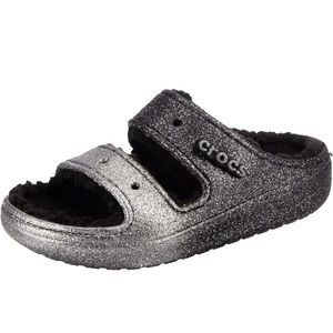 Crocs sandal unisex black/silver M2/W4